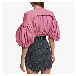 Acler Morley Blouse in Dusty Rose US 4 AUS 8
